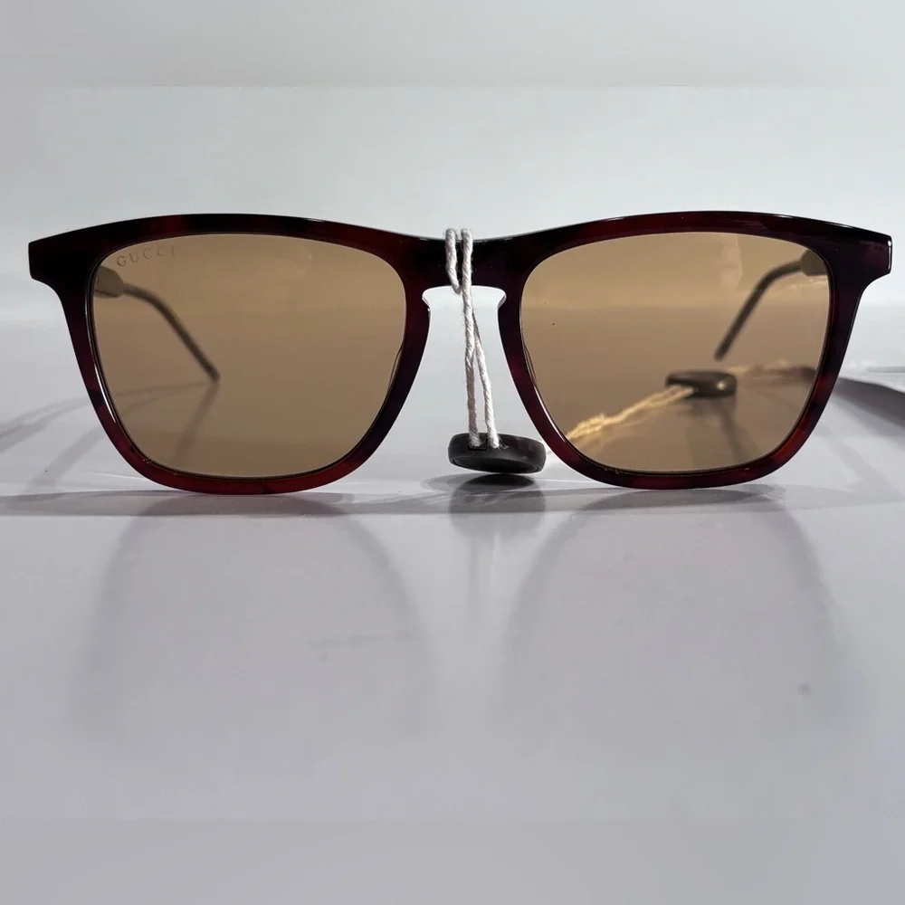 GUCCI Brown Square Sunglasses GG0843S 003 Unisex
